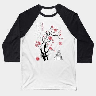 Spirits sumi e Baseball T-Shirt